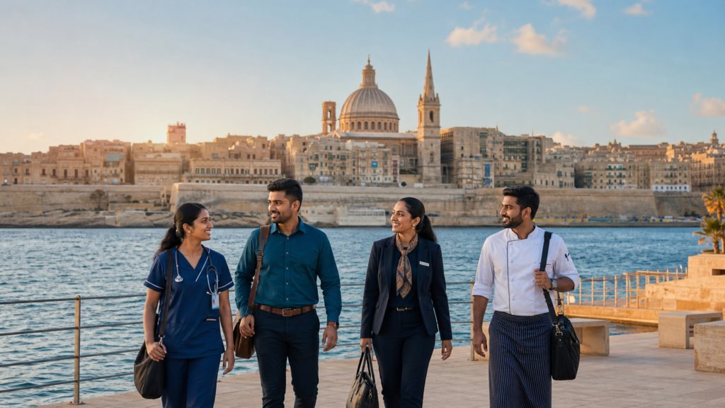 Working in Malta: Jobs, Cost of Living and Settlement Guide for Indians