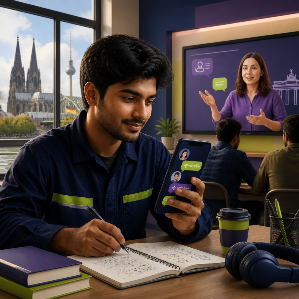 Free German Basics for Indian Workers Going Abroad