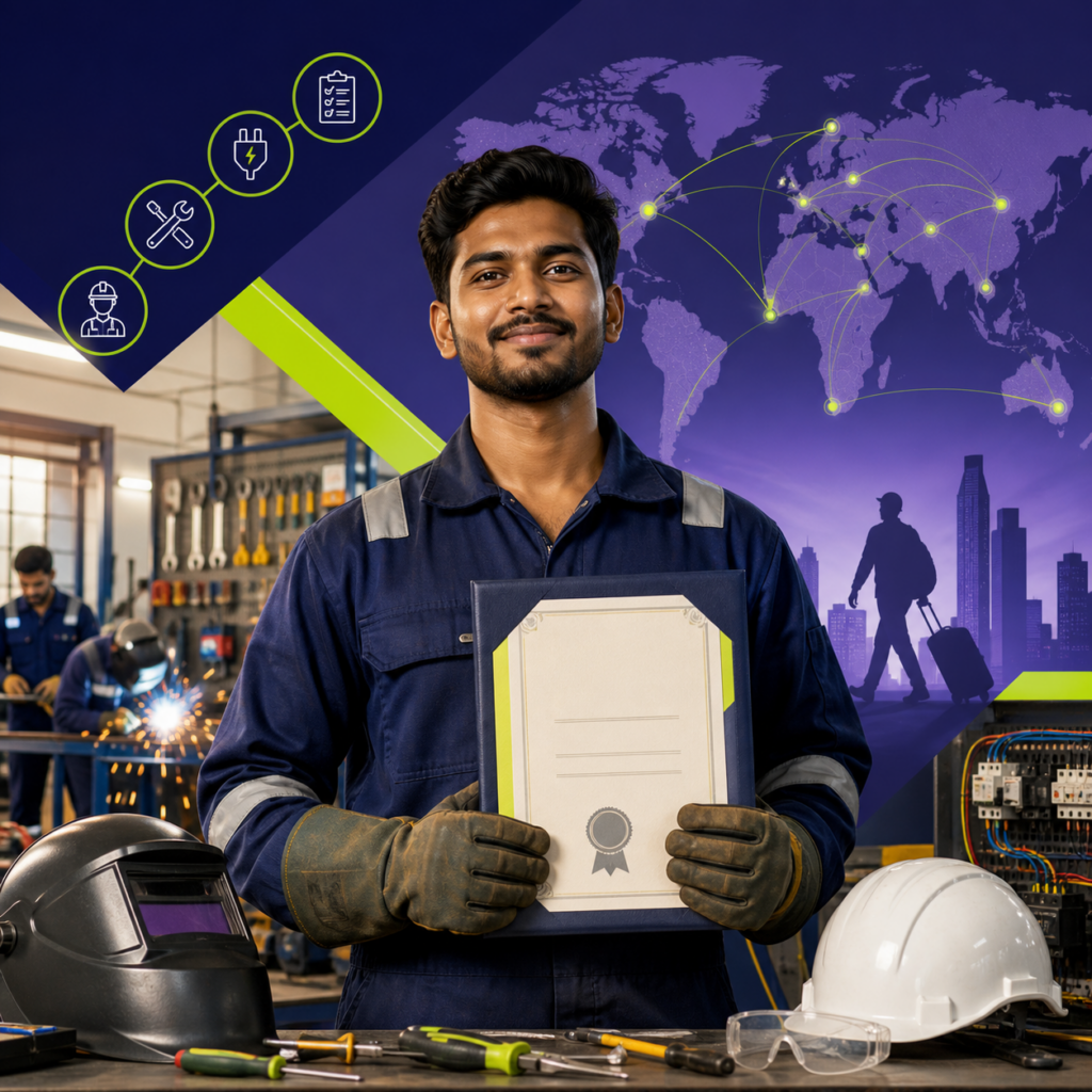 Best Skill Certifications for Overseas Blue Collar Jobs